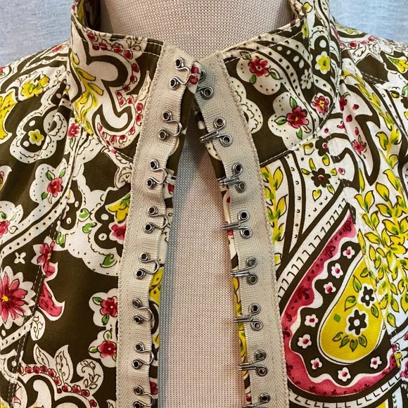 Etcetera Paisley Jacket Size 4 - Picture 3 of 9